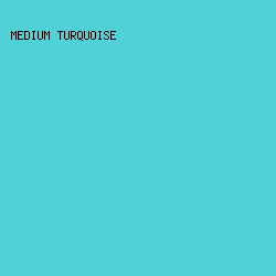 50d1d7 - Medium Turquoise color image preview