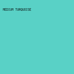 59d1c6 - Medium Turquoise color image preview