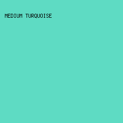5EDBC3 - Medium Turquoise color image preview