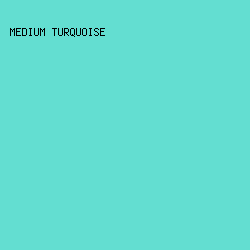 63ded1 - Medium Turquoise color image preview