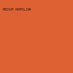 DE6133 - Medium Vermilion color image preview