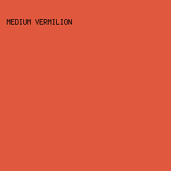 E0593F - Medium Vermilion color image preview