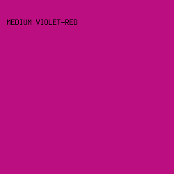 BB0E80 - Medium Violet-Red color image preview