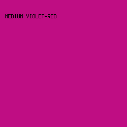 BF0D83 - Medium Violet-Red color image preview