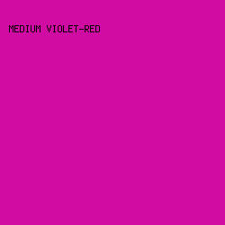 D00CA3 - Medium Violet-Red color image preview