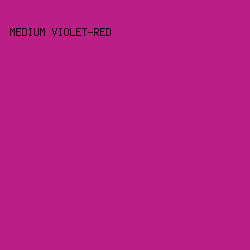 bb1e86 - Medium Violet-Red color image preview