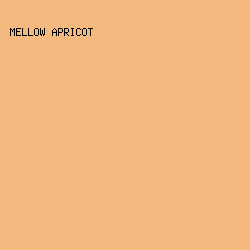 F3B97E - Mellow Apricot color image preview