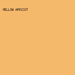 F5B96C - Mellow Apricot color image preview