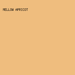 efbd7e - Mellow Apricot color image preview