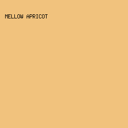 f1c27d - Mellow Apricot color image preview