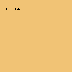 f1c375 - Mellow Apricot color image preview