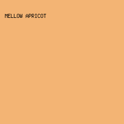 f3b474 - Mellow Apricot color image preview