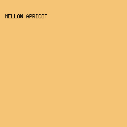 f5c475 - Mellow Apricot color image preview