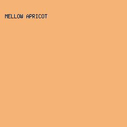 f6b376 - Mellow Apricot color image preview