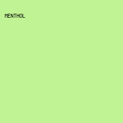 C0F394 - Menthol color image preview