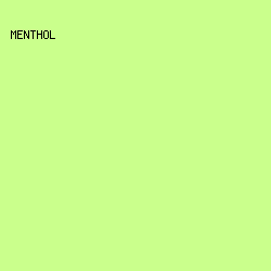 CAFF8C - Menthol color image preview