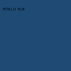 1e4a74 - Metallic Blue color image preview