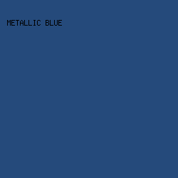 254a7b - Metallic Blue color image preview