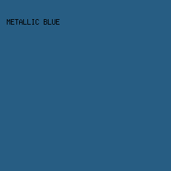 275d83 - Metallic Blue color image preview