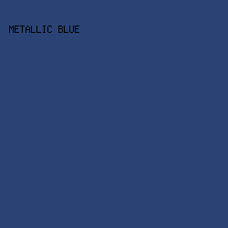 2A4374 - Metallic Blue color image preview