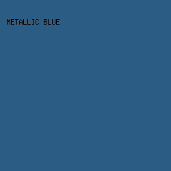 2A5C84 - Metallic Blue color image preview