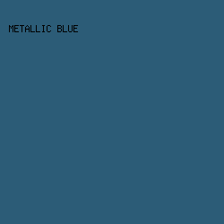 2C5C77 - Metallic Blue color image preview