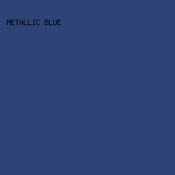 2E4477 - Metallic Blue color image preview