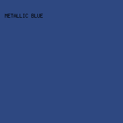 2E4881 - Metallic Blue color image preview