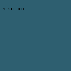 2E5F70 - Metallic Blue color image preview