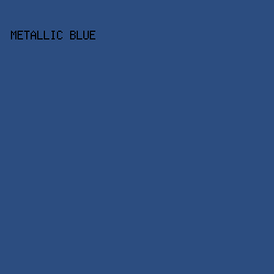 2c4d80 - Metallic Blue color image preview