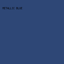 2e4776 - Metallic Blue color image preview