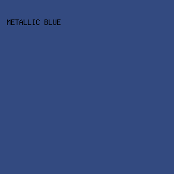 334a80 - Metallic Blue color image preview