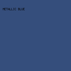 354E7C - Metallic Blue color image preview