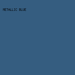 355d80 - Metallic Blue color image preview