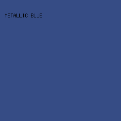 364C85 - Metallic Blue color image preview