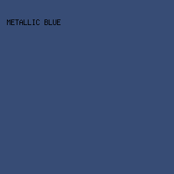 374C75 - Metallic Blue color image preview