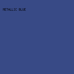 384A86 - Metallic Blue color image preview
