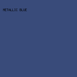394b7a - Metallic Blue color image preview