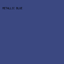 3B4881 - Metallic Blue color image preview
