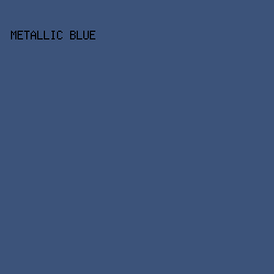 3C537A - Metallic Blue color image preview