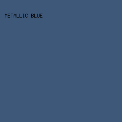 3E587A - Metallic Blue color image preview