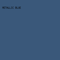 3a587a - Metallic Blue color image preview