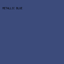 3c4b7b - Metallic Blue color image preview