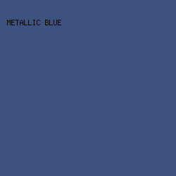 3e5280 - Metallic Blue color image preview