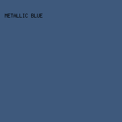 3e597c - Metallic Blue color image preview