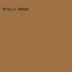 9f7143 - Metallic Bronze color image preview