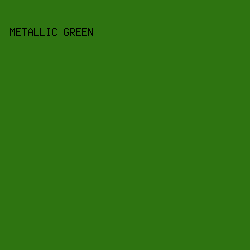 2E7411 - Metallic Green color image preview