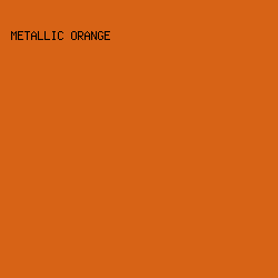 D76316 - Metallic Orange color image preview