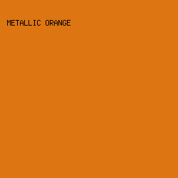 DD7513 - Metallic Orange color image preview