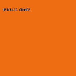 EC6D10 - Metallic Orange color image preview